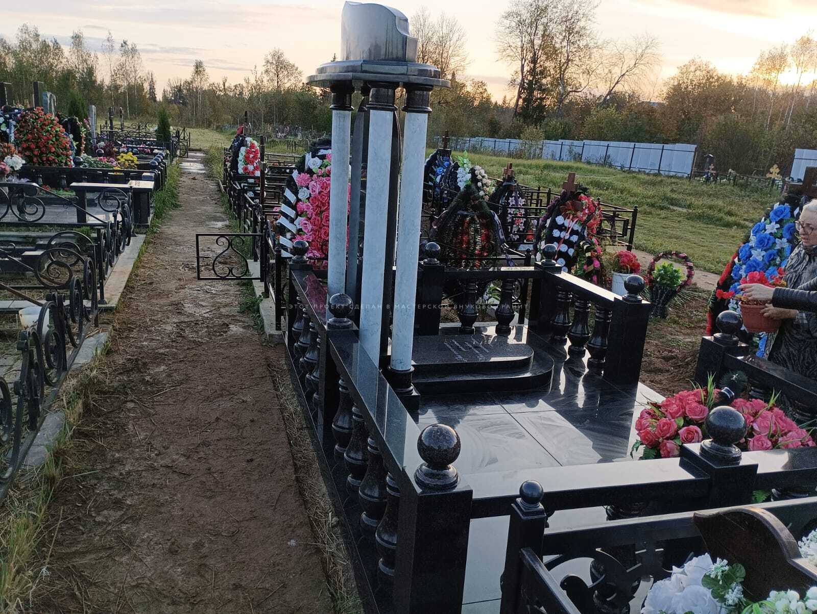 Эксклюзивный проект на кладбище Тучково Фото 4